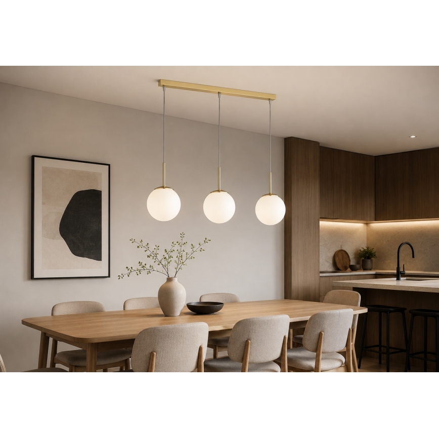 BRILAGI - MILO Cable Pendant Light 3xE27/60W/230V, Gold