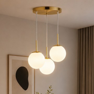 BRILAGI - MILO Cable Pendant Light 3xE27/60W/230V, Gold