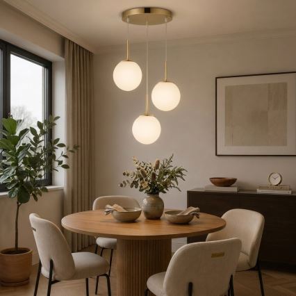 BRILAGI - MILO Cable Pendant Light 3xE27/60W/230V, Gold
