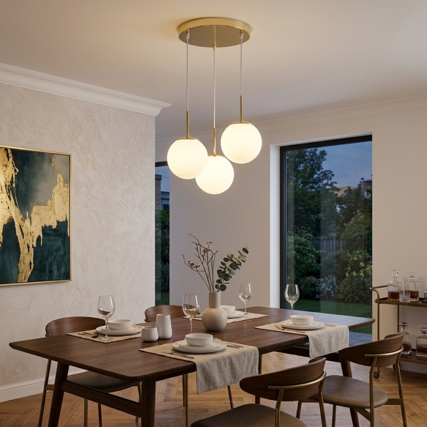 BRILAGI - MILO Cable Pendant Light 3xE27/60W/230V, Gold