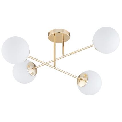 BRILAGI - MILO Flush-Mount Chandelier 4xE27/60W/230V, Gold Finish