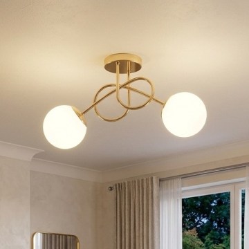 BRILAGI - MILO flush-mounted ceiling light 2xE27/60W/230V, gold