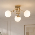 BRILAGI - MILO Flush-Mounted Chandelier 3xE27/60W/230V Gold