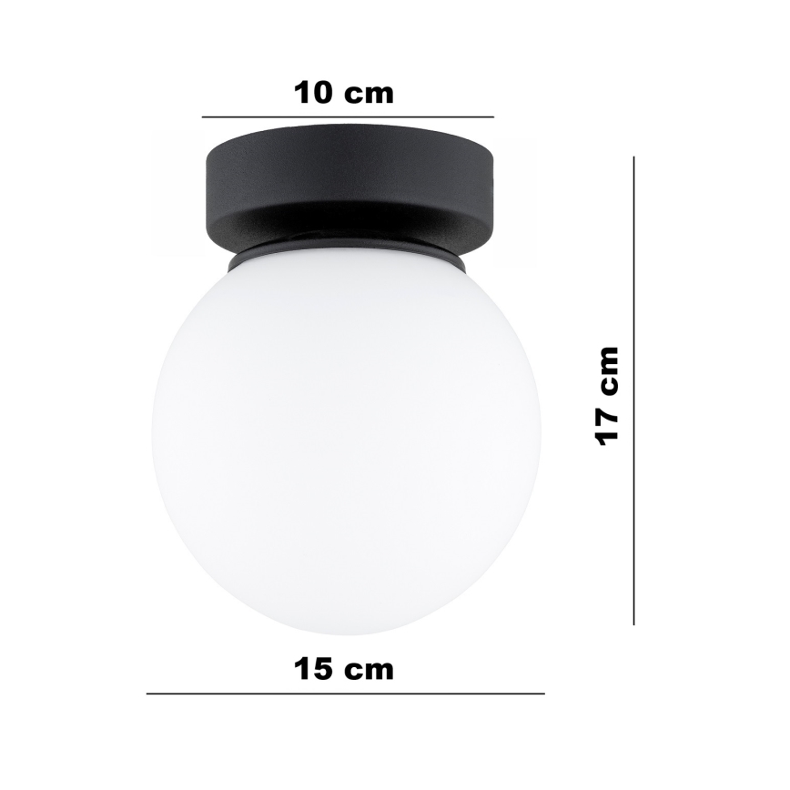 BRILAGI - MILO spotlight 1xE27/60W/230V Ø 15 cm black