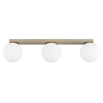 BRILAGI - MILO Spotlight 3x E27/60W/230V Beige/Gold