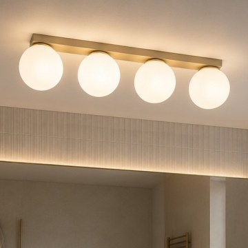 BRILAGI - MILO spotlight 4xE27/60W/230V beige/gold