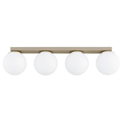 BRILAGI - MILO spotlight 4xE27/60W/230V beige/gold