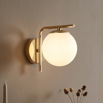 Brilagi - MILO Wall Lamp 1xE27/60W/230V Gold