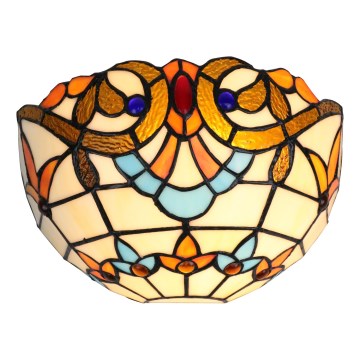 Brilagi - MIRABELLA Tiffany stained-glass wall light 1xE14/40W/230V