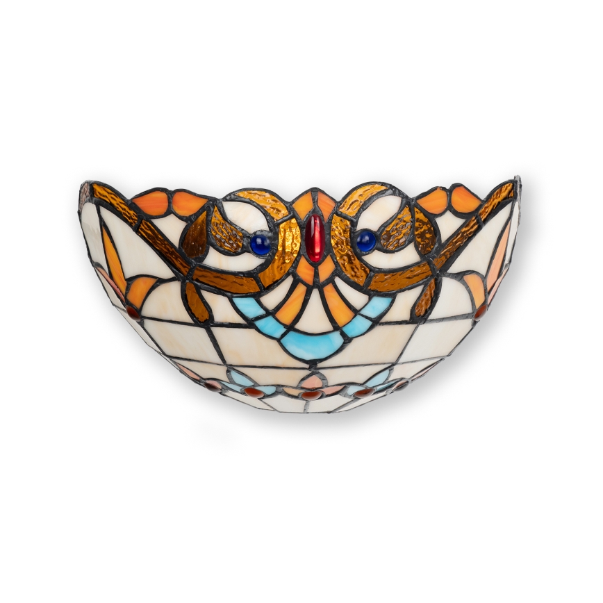 Brilagi - MIRABELLA Tiffany stained-glass wall light 1xE14/40W/230V