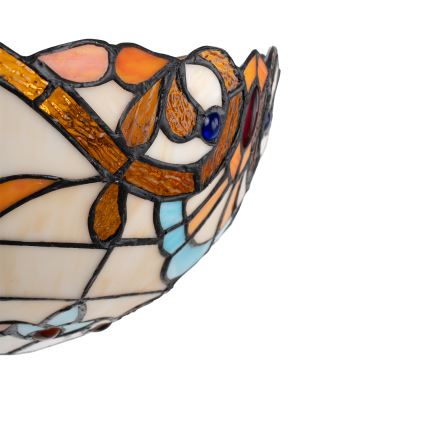 Brilagi - MIRABELLA Tiffany stained-glass wall light 1xE14/40W/230V
