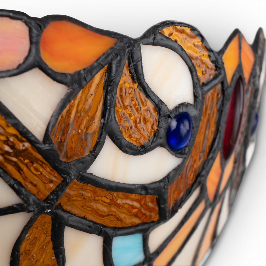Brilagi - MIRABELLA Tiffany stained-glass wall light 1xE14/40W/230V
