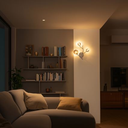 Brilagi - MISTEL LED Wall Light 3xG9/3W/230V Black Chrome/Smoked