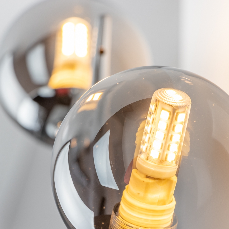 Brilagi - MISTEL LED Wall Light 3xG9/3W/230V Black Chrome/Smoked