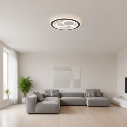 Brilagi - Dimmable LED Ceiling Light MODERN LED/89W/230V 3000-6000K Ø 47 cm + Remote Control