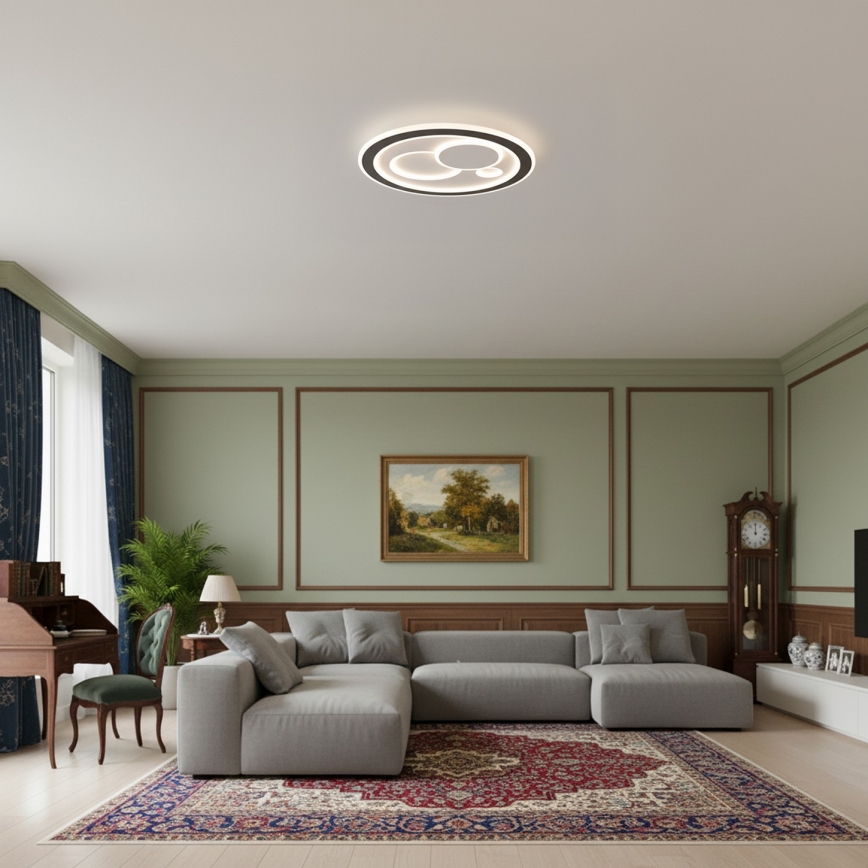 Brilagi - Dimmable LED Ceiling Light MODERN LED/89W/230V 3000-6000K Ø 47 cm + Remote Control