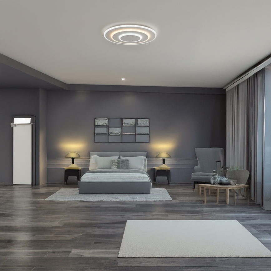 Brilagi - Dimmable LED Ceiling Light MODERN LED/58W/230V 3000-6000K Ø 46.3 cm + Remote Control