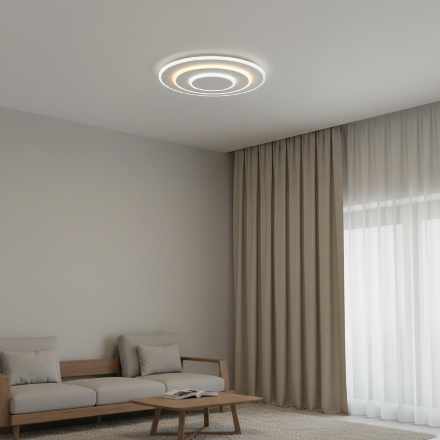 Brilagi - Dimmable LED Ceiling Light MODERN LED/58W/230V 3000-6000K Ø 46.3 cm + Remote Control