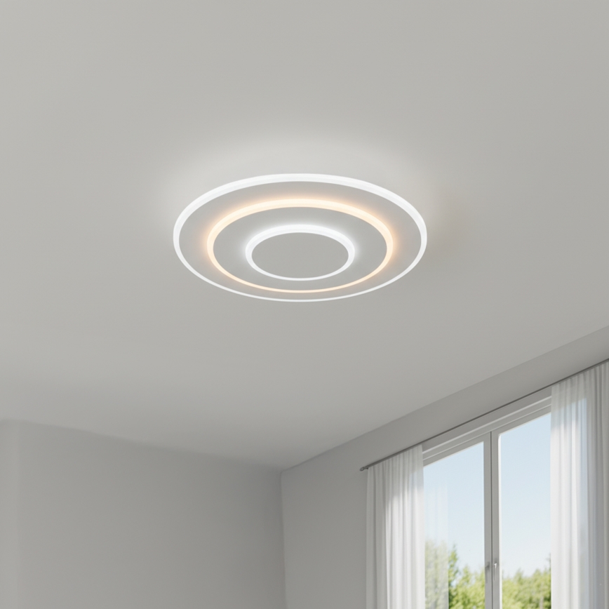 Brilagi - Dimmable LED Ceiling Light MODERN LED/58W/230V 3000-6000K Ø 46.3 cm + Remote Control