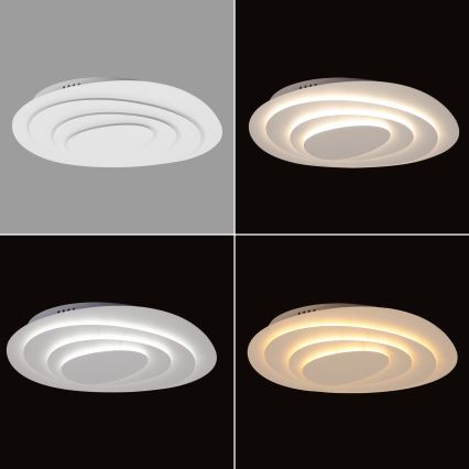 Brilagi - MODERN MINI Dimmable LED Ceiling Light/48W/230V 3000-6000K 41x34,3 cm + Remote Control