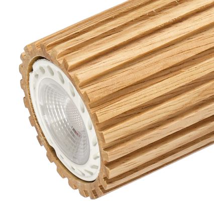 Brilagi - MODERN WOOD Spotlight 2xGU10/8W/230V Wood/White