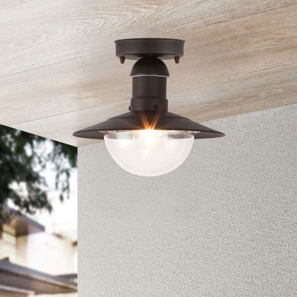 Brilagi - MOLDE Outdoor Ceiling Light 1xE27/60W IP44 Black