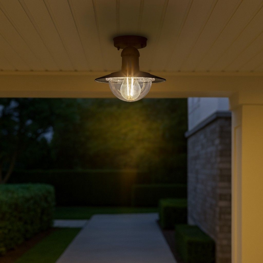 Brilagi - MOLDE Outdoor Ceiling Light 1xE27/60W IP44 Black