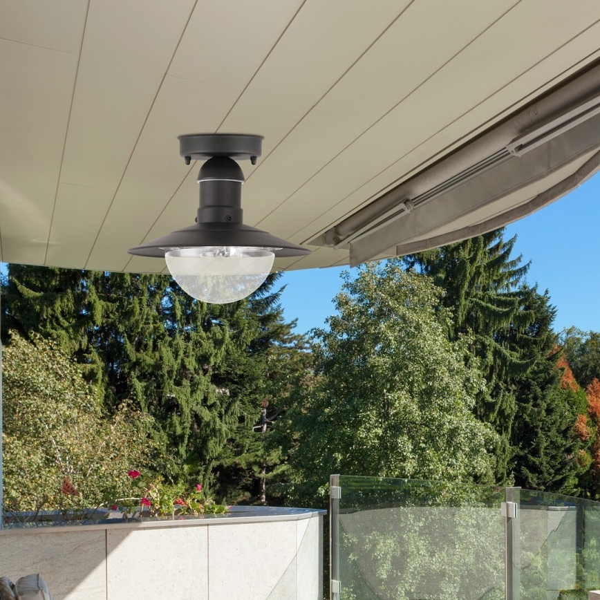Brilagi - MOLDE Outdoor Ceiling Light 1xE27/60W IP44 Black
