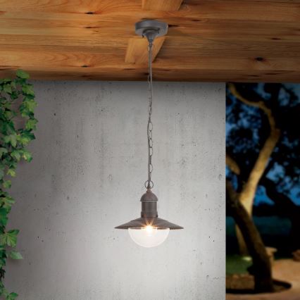Brilagi - MOLDE Outdoor Pendant Light 1xE27/60W IP44, Black
