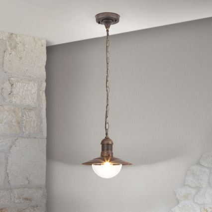 Brilagi - MOLDE Outdoor Pendant Light 1xE27/60W IP44 Bronze/Patina