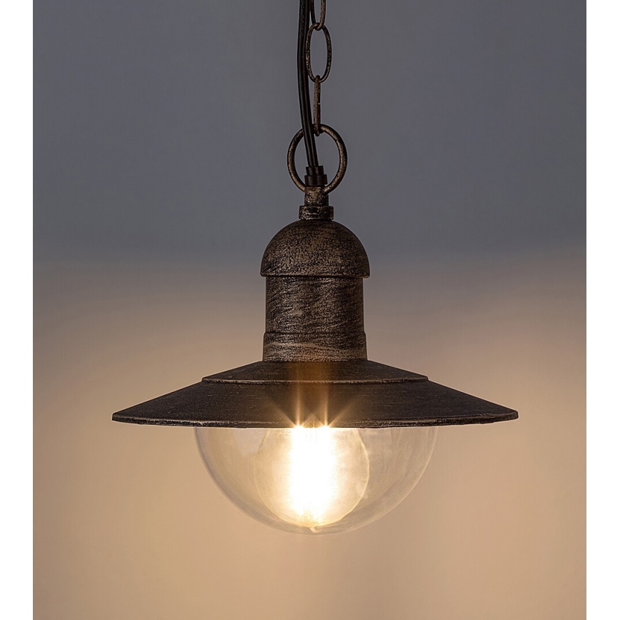 Brilagi - MOLDE Outdoor Pendant Light 1xE27/60W IP44 Bronze/Patina