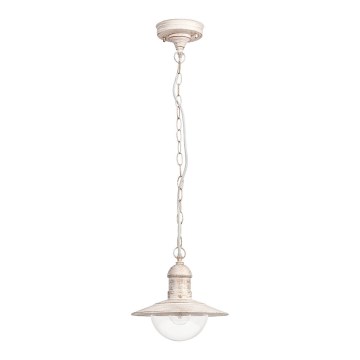 Brilagi - MOLDE Outdoor Pendant Light 1xE27/60W IP44 White/Patina