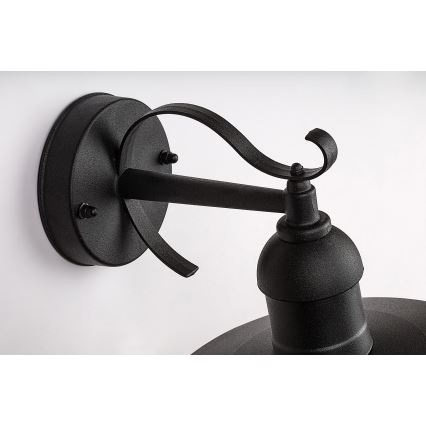 Brilagi - MOLDE Outdoor Wall Light 1xE27/60W/230V IP44 Black