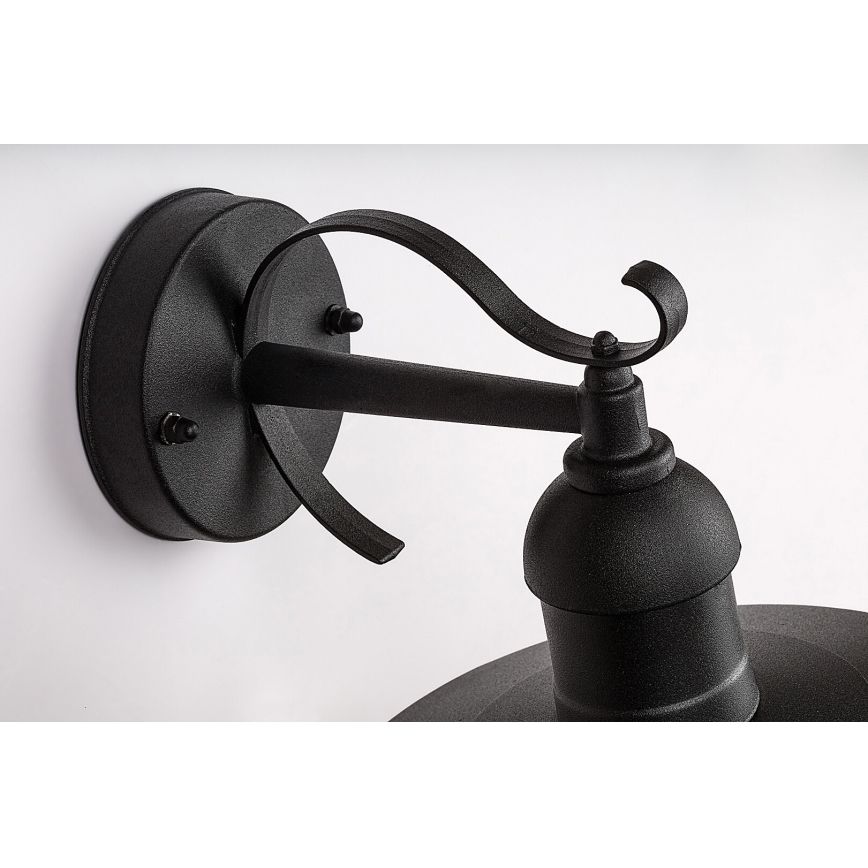 Brilagi - MOLDE Outdoor Wall Light 1xE27/60W/230V IP44 Black