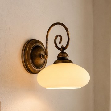 BRILAGI - MOLLERO Wall Lamp 1xE27/15W/230V bronze/patina