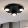 Brilagi - MONO 3x GX53/12W/230V Ceiling Light, Ø 30 cm, Black