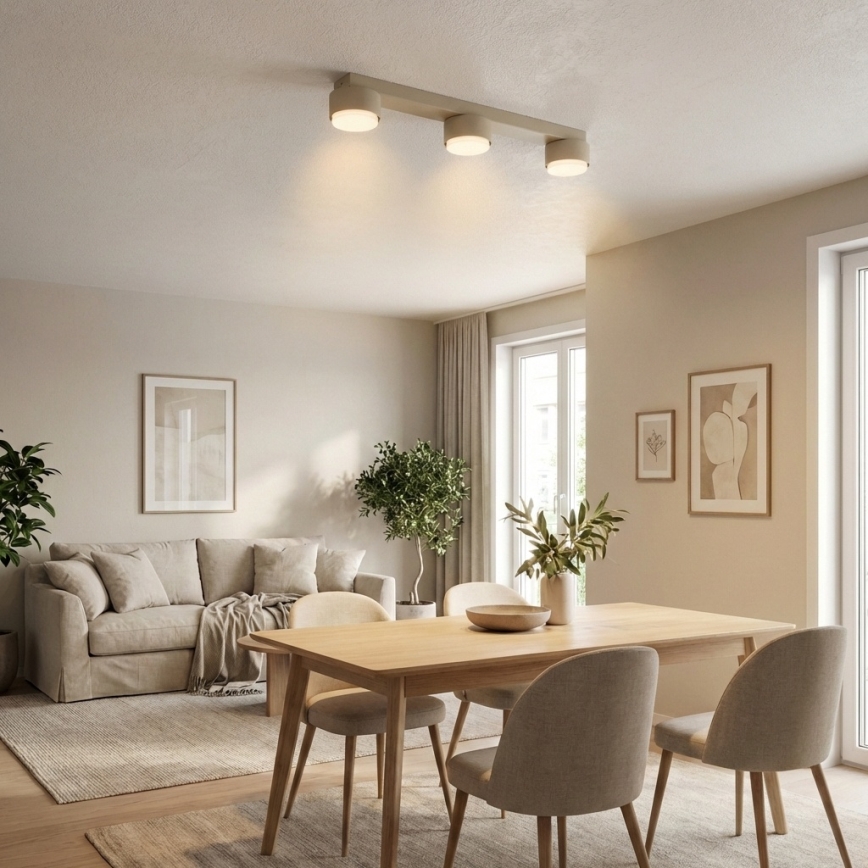 Brilagi - MONO 3xGX53/12W/230V Spotlight, Beige
