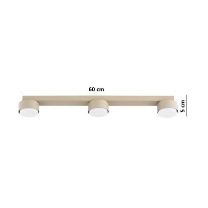 Brilagi - MONO 3xGX53/12W/230V Spotlight, Beige