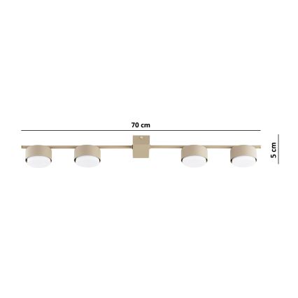Brilagi - MONO 4x GX53/12W/230V Spot Light, Beige