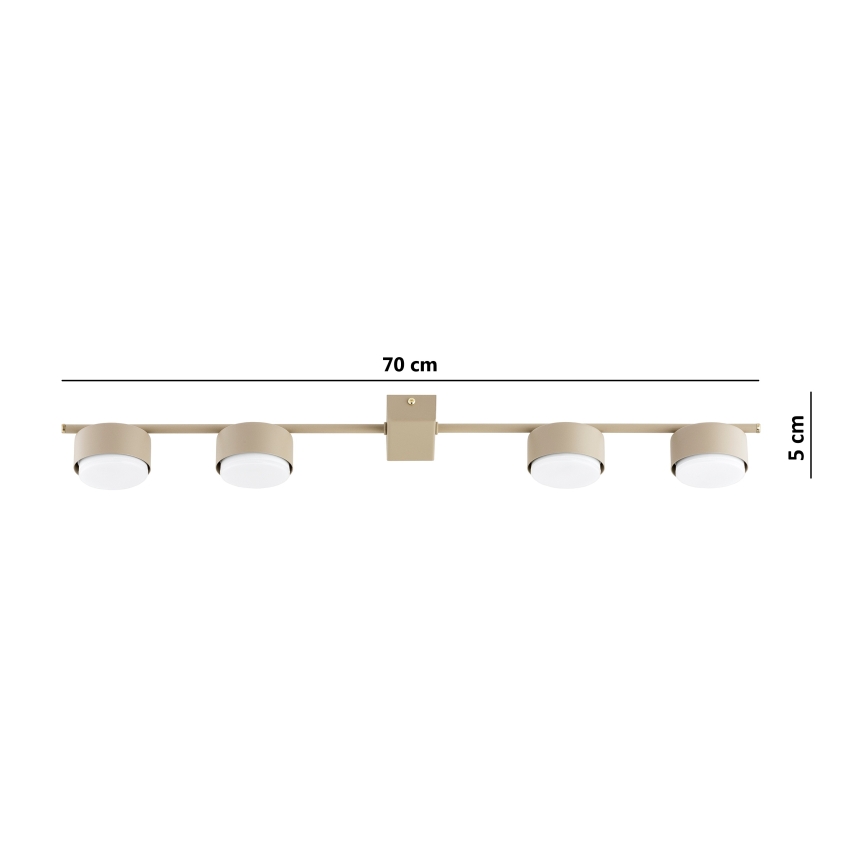 Brilagi - MONO 4x GX53/12W/230V Spot Light, Beige