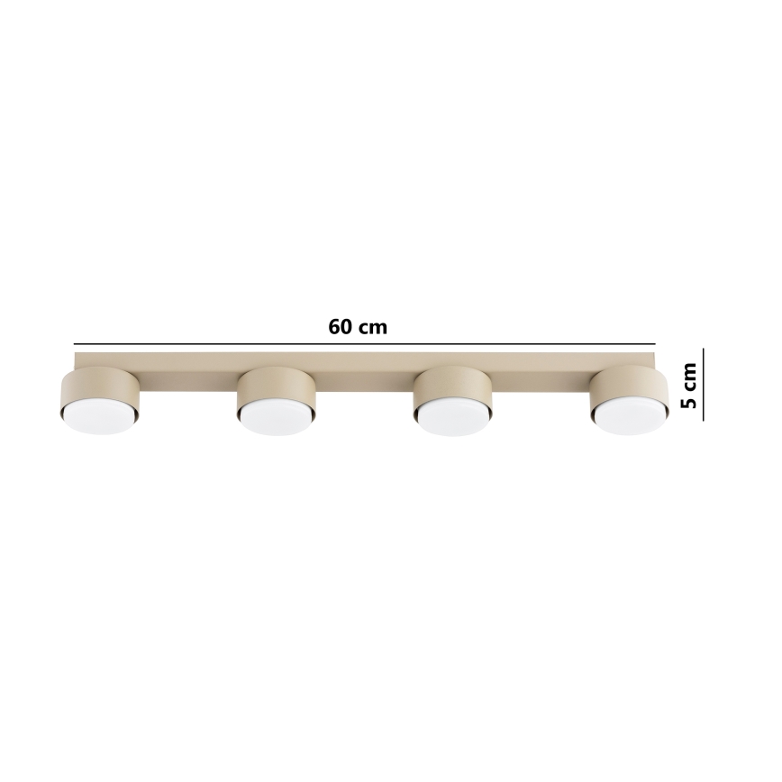 Brilagi - MONO 4xGX53/12W/230V Beige Spotlight