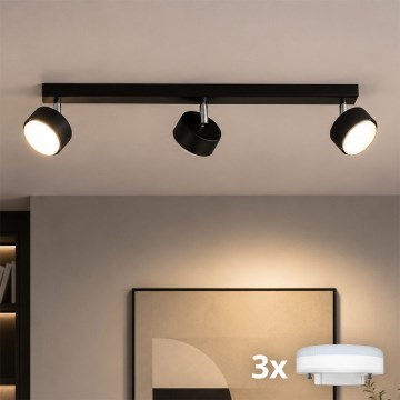 BRILAGI - MONO Dimmable LED RGB+CCT Spotlight 3xGX53/14W/230V 2700–6500K Tuya Wi‑Fi Black