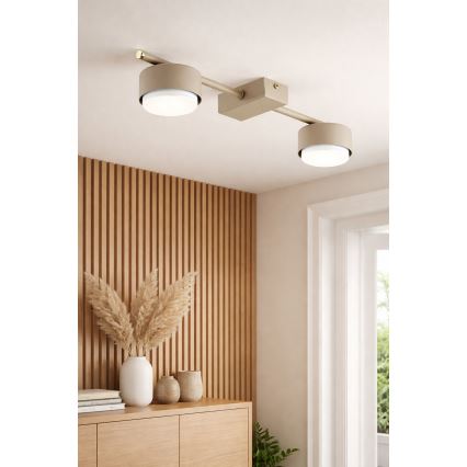 Brilagi - MONO LED spotlight 2xGX53/12W/230V beige