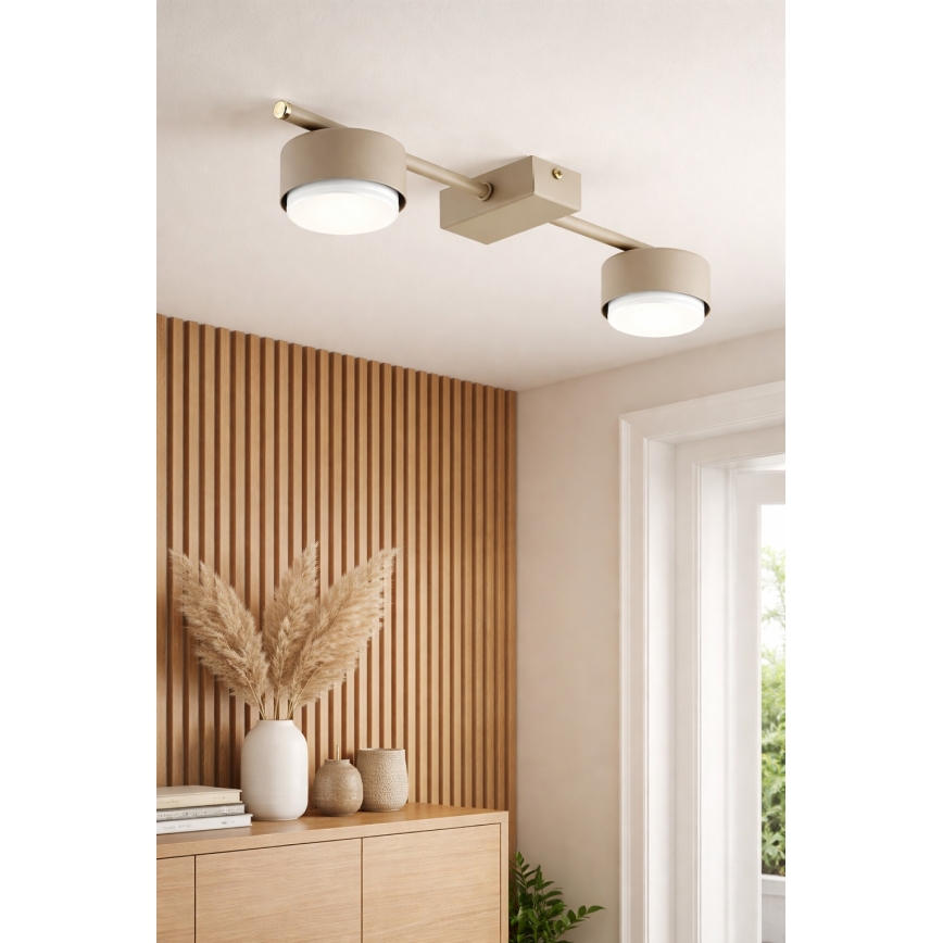 Brilagi - MONO LED spotlight 2xGX53/12W/230V beige