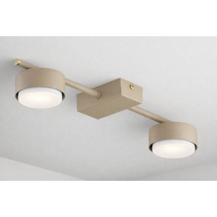 Brilagi - MONO LED spotlight 2xGX53/12W/230V beige