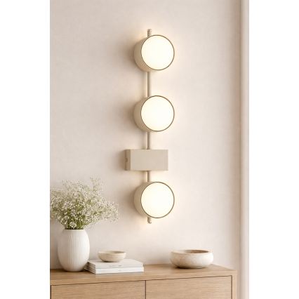 Brilagi - MONO LED Spotlight 3xGX53/12W/230V Beige