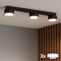 Brilagi - MONO LED Spotlight 3xGX53/12W/230V Black