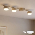 Brilagi - MONO LED Spotlight 3xGX53/13W/230V Beige