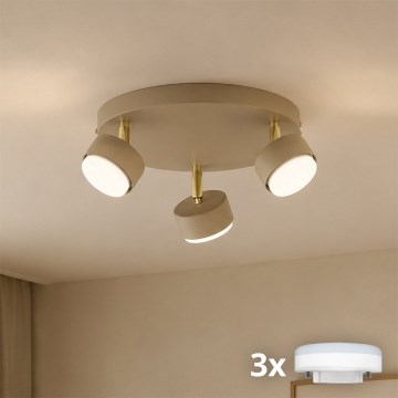 BRILAGI - MONO LED spotlight 3xGX53/30W/230V beige/gold