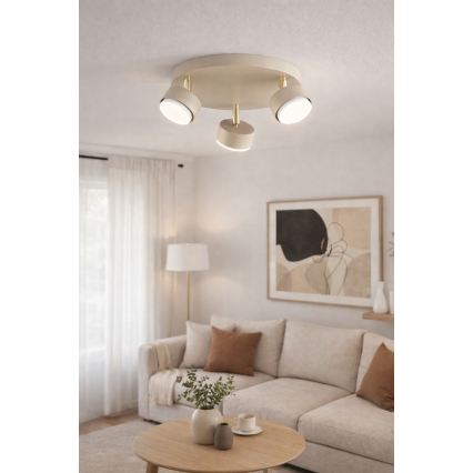 BRILAGI - MONO LED spotlight 3xGX53/30W/230V beige/gold